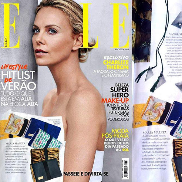 Maria Maleta na ELLE Portugal de Agosto