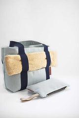 Large Beach Bag with towel holder