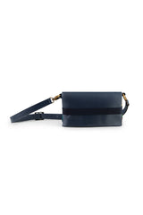 BELT-BAG-BLUE NAVY LEATHER