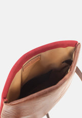 backpack for daily use in brown leather 