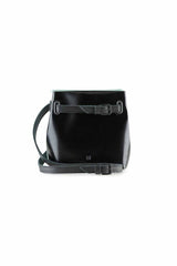 bum bag black leather women