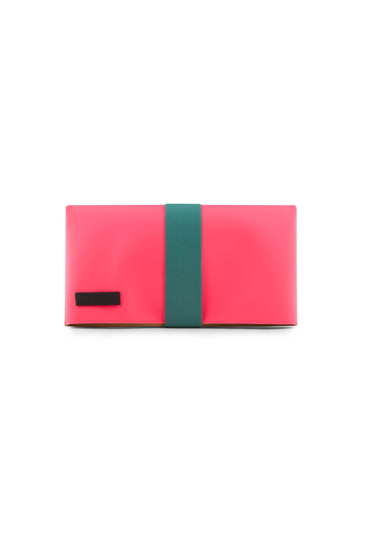Clutch bag in Pink Fuchsia | Green holographic leather handbag ...