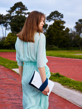 white clutch street fashion style