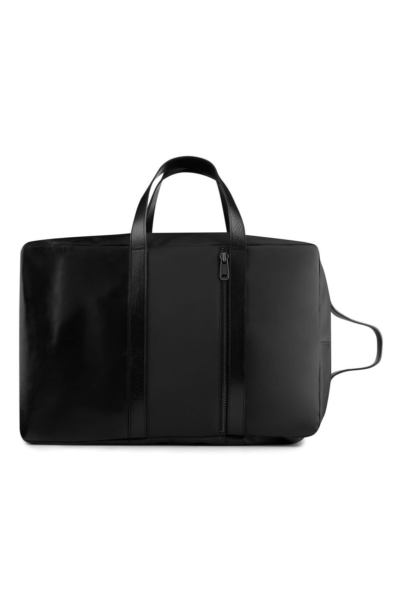 Travel Bag extra Large in black leather | Waterproof and leather ...
