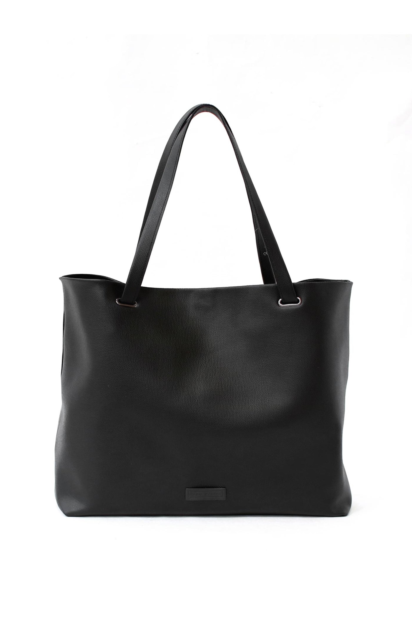Women's Large Tote bag basic Big tote bag in black Leather