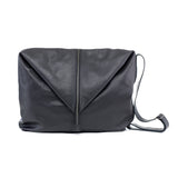 man shoulder bag leather black