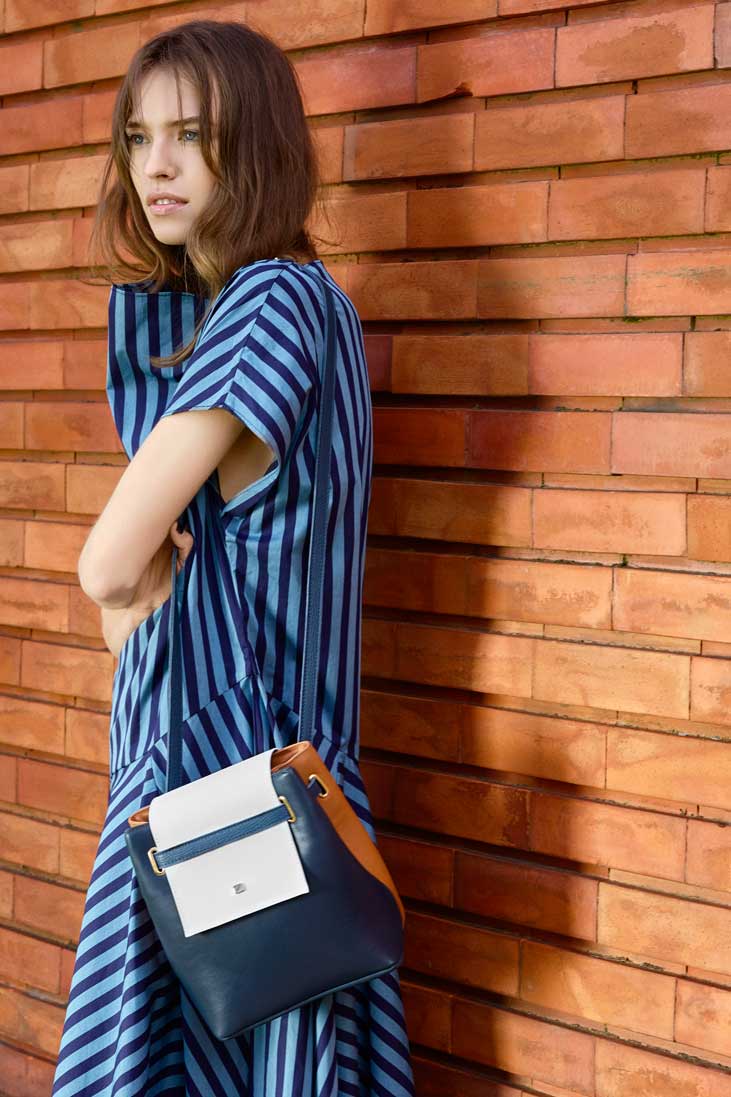 blue navy handbag women 